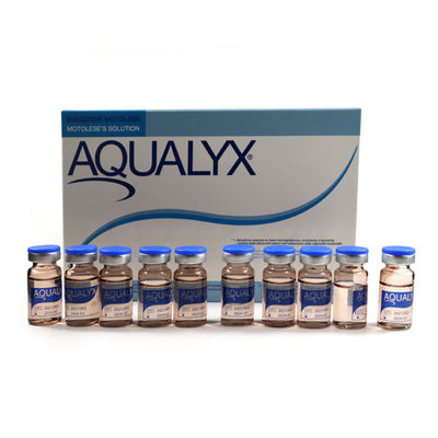 Инъекция для похудения Aqualyx 10X8ml Тело Лицо Жир Растворить Кабеллин Кибелла Наполнитель Липо лаборатория лимонная бутылка