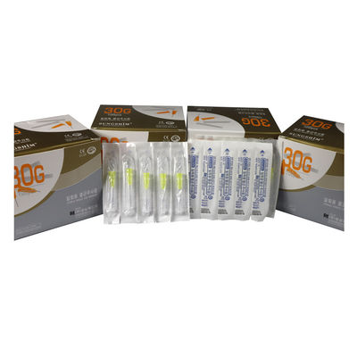 100 шт/коробка 30 г 32 г 34 г 4 мм 13 мм 25 мм микроигла для подкожных инъекций