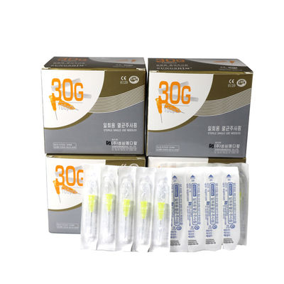 30G мезо игла 4 мм длина 304 нержавеющей стали 100 шт / коробка для кожного наполнителя