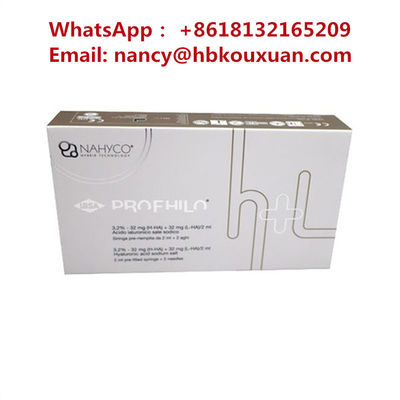 Profhilo h l Hyaluronic кисловочная дермальная впрыска горловины для заполнения подтяжка лица 5 пунктов