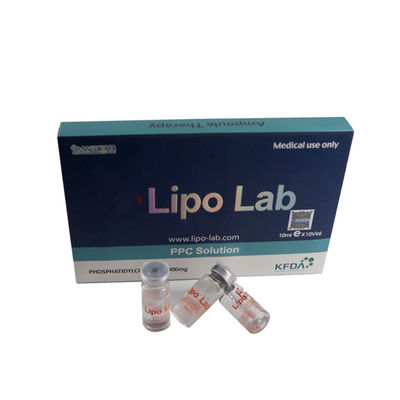 Lipo Lab Ppcs Растворяет целлюлит Потеря жира Растворяет обезжирание Инъекция Lipo Lab 8ml X 10vail