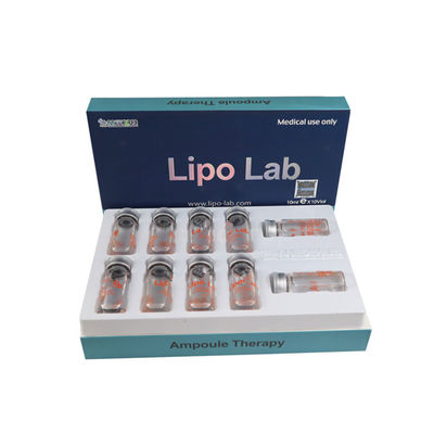 Lipo Lab Ppcs Растворяет целлюлит Потеря жира Растворяет обезжирание Инъекция Lipo Lab 8ml X 10vail