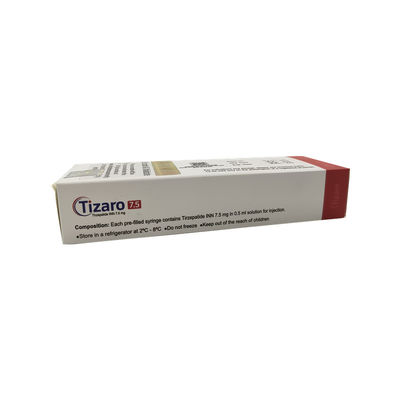 Тирзепатид (Tizaro 2,5 мг/ 0,5 мл/ 5 мг/ 0,5 мл/ 7, 5 мг/ 0,5 мл)