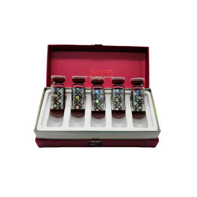 Потеря веса Красный ампульный препарат Lipo Lab для тела, груди, шеи