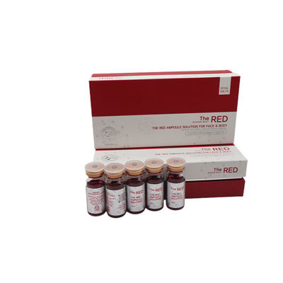 Потеря веса Красный ампульный препарат Lipo Lab для тела, груди, шеи