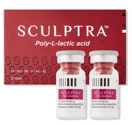 Sculptra Поли-L-молочная кислота 2 флакона по 5 мл, филлеры для морщин с гиалуроновой кислотой