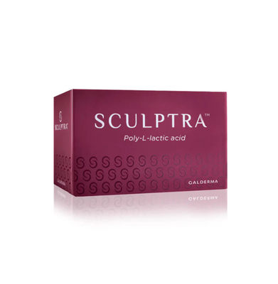 Sculptra Поли-L-молочная кислота 2 флакона по 5 мл, филлеры для морщин с гиалуроновой кислотой