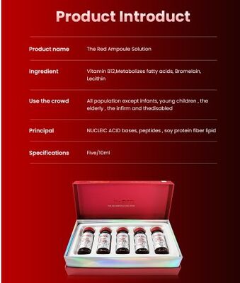 Красная ампула. Раствор для похудения Lipo Lab для тела, груди и шеи