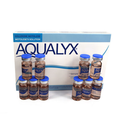 Инъекции Aqualyx для растворения жира кабельный инъекционный липолиз ppcs потеря раствора масса 8ml x 10 бутылок AQUALYX