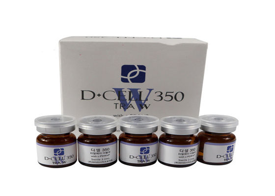 D Cell 350 Tra Воротнистый гиалуроновый кислота для инъекций Наполнитель для инъекций 2,2 мл х 5