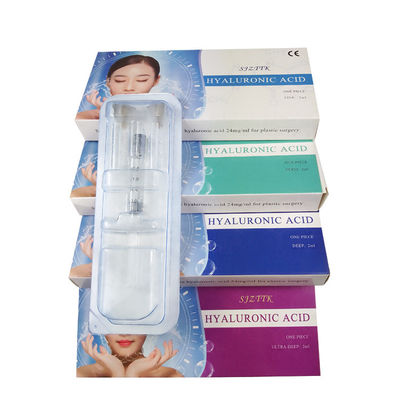 вводимые Hyaluronic кисловочные заполнители Juvederm геля 2ml Hyaluronic кисловочные