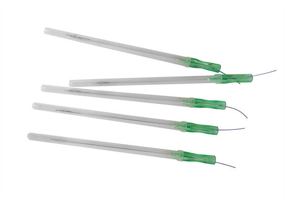 Пурпурные потоки PDO PCL PLLA смотрят на поднимаясь l тип иглу 21g 23g