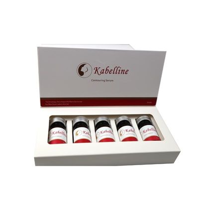 Инъекции для растворения жира Kabelline 5 флаконов X8ml Раствор для похудения лица и тела Контурная сыворотка Красочные изделия