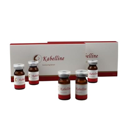 Инъекции для растворения жира Kabelline 5 флаконов X8ml Раствор для похудения лица и тела Контурная сыворотка Красочные изделия