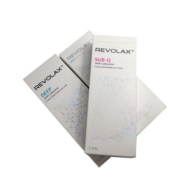 Гиалуроновая кислота высокой чистоты для наполнения кожи Revolax 1.1ml Deep Sub-Q для губ