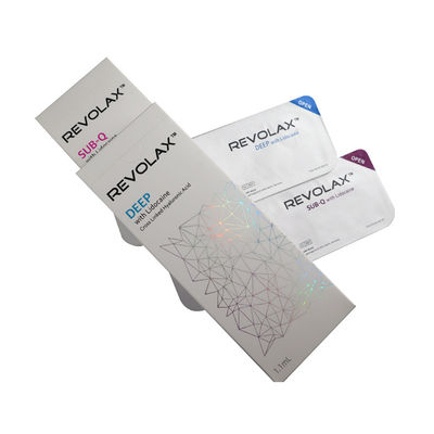 Гиалуроновая кислота высокой чистоты для наполнения кожи Revolax 1.1ml Deep Sub-Q для губ
