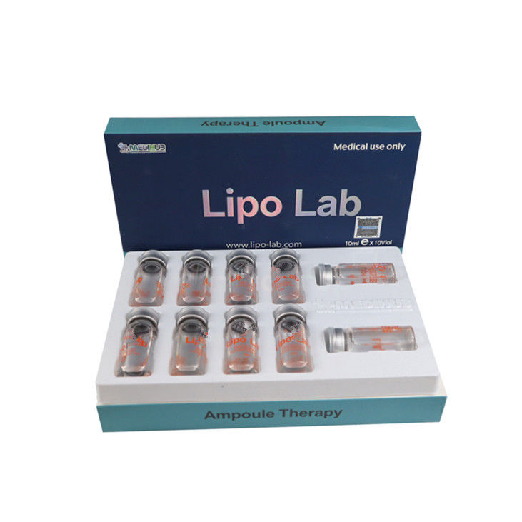 Lipo Lab Ppcs Растворяет целлюлит Потеря жира Растворяет похудение Инъекция Инъекция Липо Лаборатория 8мл Х 10вэйл