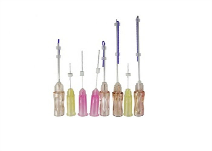 Пурпурные потоки PDO PCL PLLA смотрят на поднимаясь l тип иглу 21g 23g