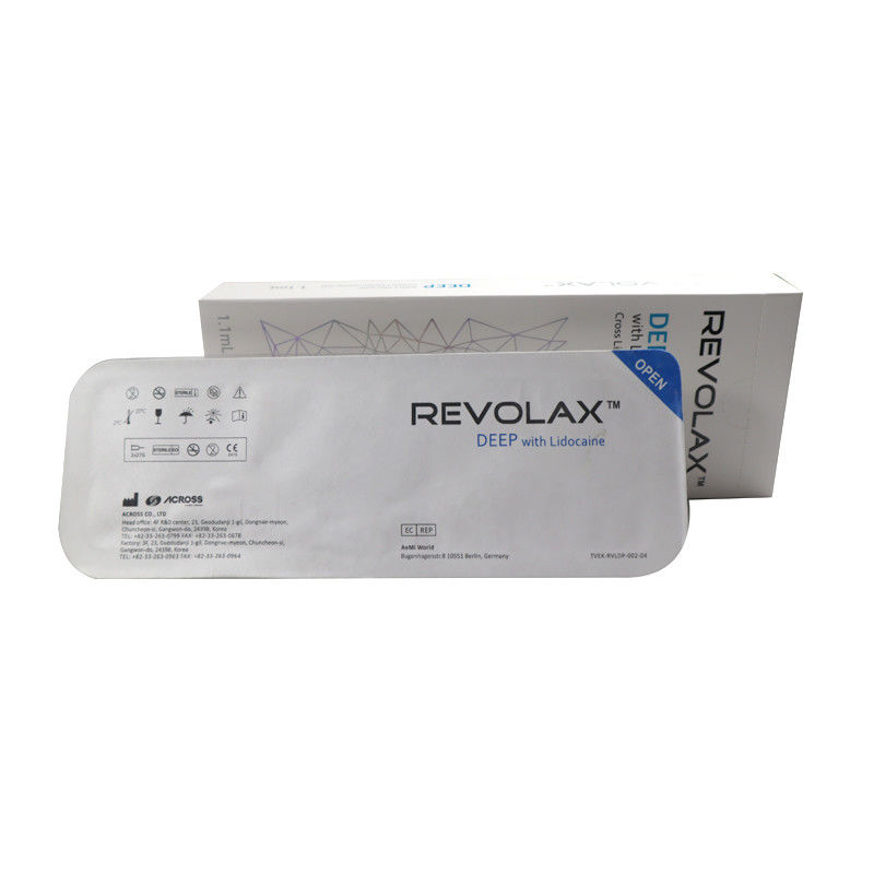 24 мг/ мл Гиалуроновой кислоты Dermal Filler Revolax Deep Fine Sub-Q 1 X 1.1 мл