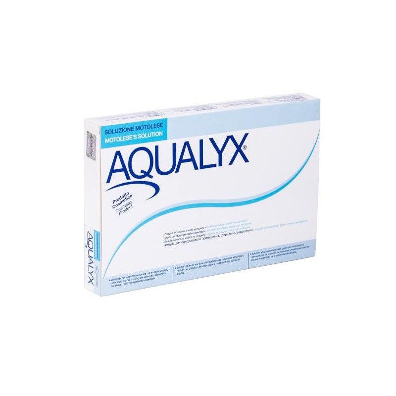 Aqualyx 10 X 8 Мл Флаконы Инъекции для растворения жира для лица и тела